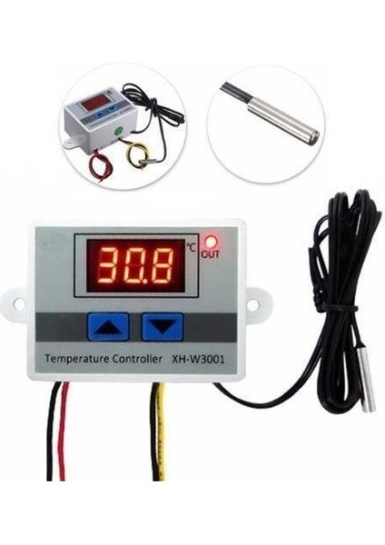 Kuluçka Makinası Yüksek Hassasiyetli Xh-W3001 220v Ac Dijital Elektronik Termostat 1500w (Sıcaklık Kontrol Devresicm) modelleri