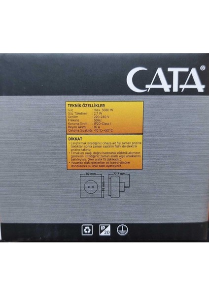 CT-9180 Mekanik Yeni Nesil Minimal Tasarım Zaman Ayarlı Priz