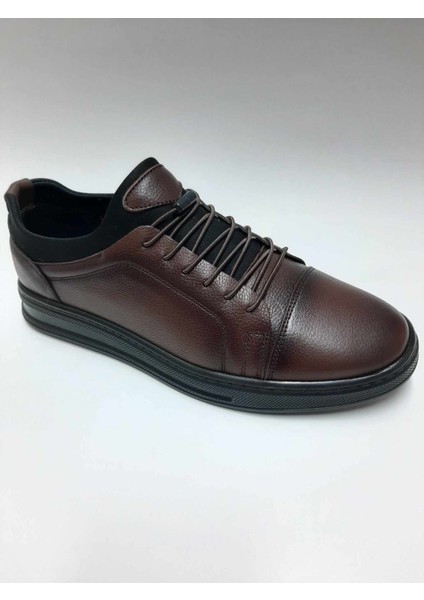 Hakiki Deri Günlük Kahverengi Hafif Taban Yazlık Bağcıksız Erkek Ayakkabı C-855254196HSA fiyatları
