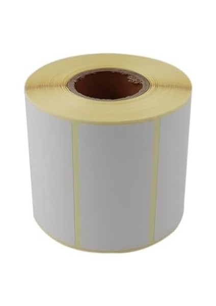 Termal Etiket 80MM x 40MM Ruloda 1000 Adet 40MM Kuka Çapında Direk Termal Transfer Etiketi