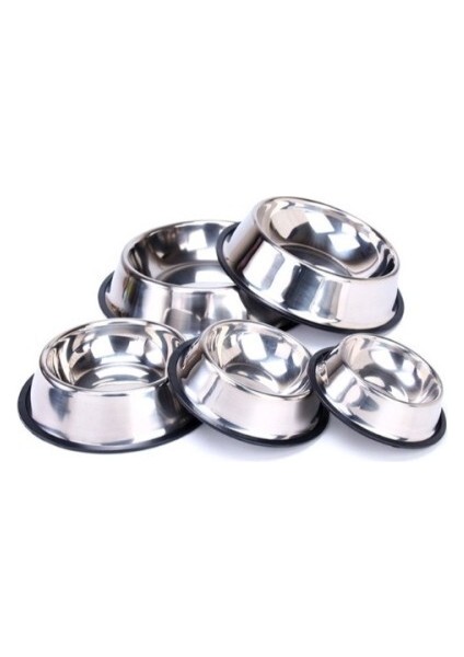 Paslanmaz Çelik Metal Mama Kabı 26 Cm.