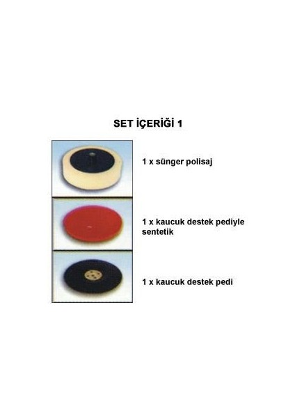 N 33997 Polisaj Seti 150 mm 8 Parça