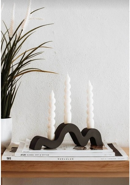 Handmade Dekoratif, Modern Beton Tasarım Şamdan, Mumluk