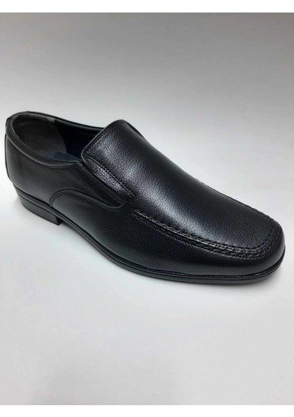 Hakiki Deri Hafif Bağcıksız Klasik Yazlık Siyah Erkek Ayakkabı C-89ZM85 fiyatları