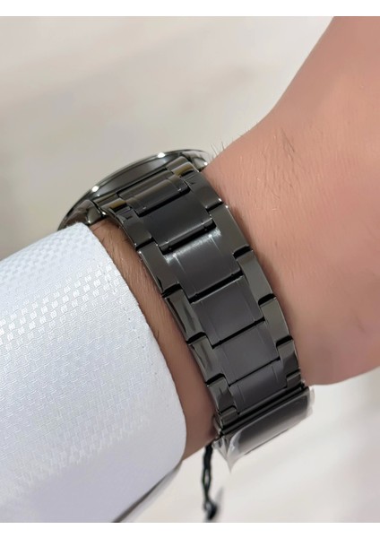 Takvimli Erkek Kol Saati Çelik Kordon Çelik Kasa 3 Atm Suya Dayanıklı Füme ZMFER161 modelleri