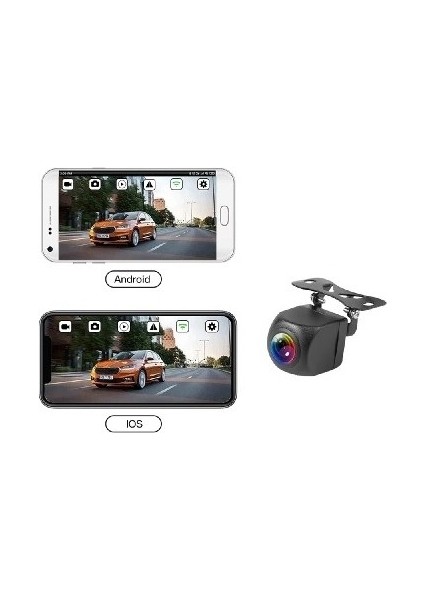 Karavan Için Kablosuz Geri Görüş Wifi Kamera Internet Gerekmez fiyatları