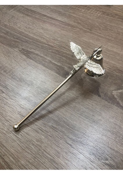 Leylekli Mum Söndürücü-Gümüş modelleri