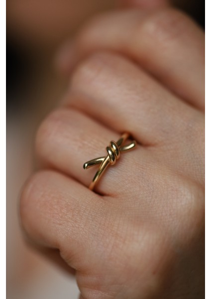 14 Ayar Altın Düğüm Yüzük fırsatları