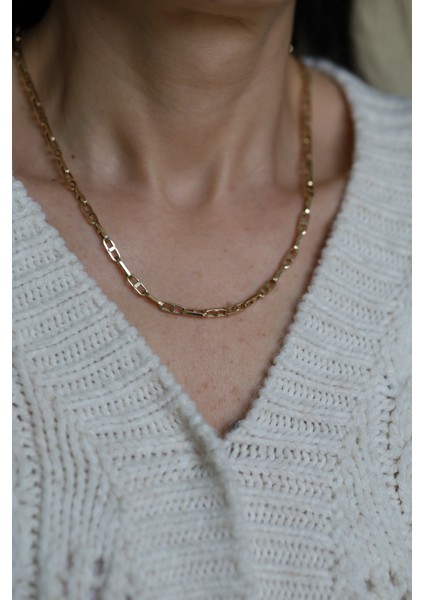 14 Ayar Altın Yengeç Model Zincir