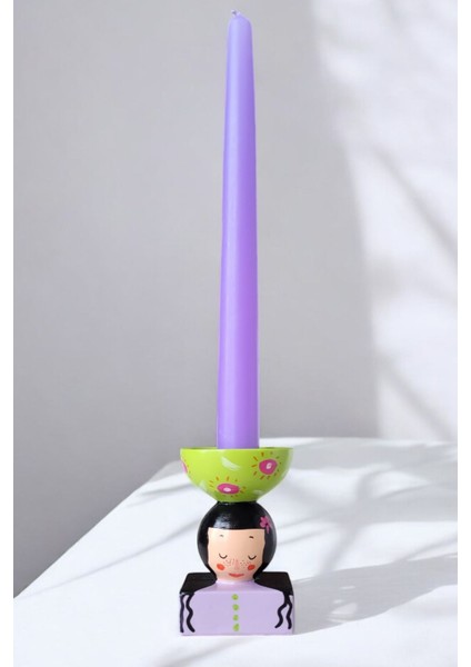 El Yapımı Mumluk Şamdan | Ofelya | Çok Renkli | Unique | Iconic | Artistic | Hand-Painted fiyatları