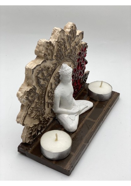 El Yapımı Desenli Buda Kardelen Mumluk Tütsülük modelleri