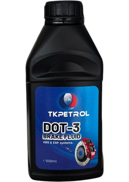 Dot 3 500 ml Fren Hidrolik Yağı - Otomobil - Motosiklet