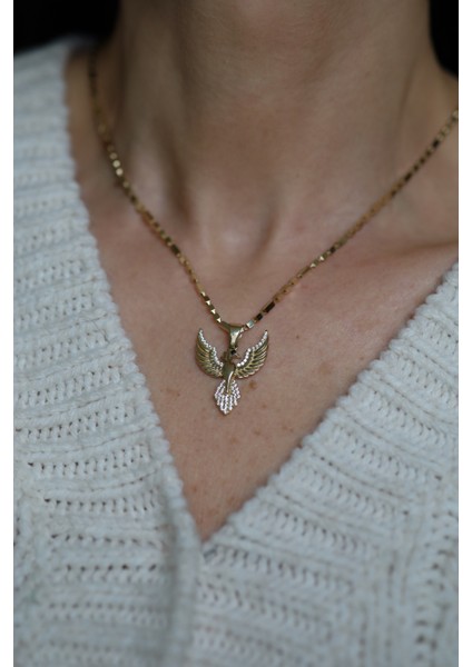 14 Ayar Altın Anka Kuşu Kolye Ucu fiyatları