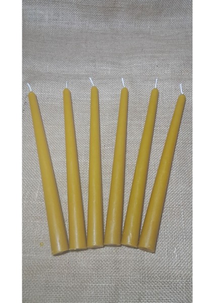 Şamdan Balmumu 6 Adet 26CM×2.3CM