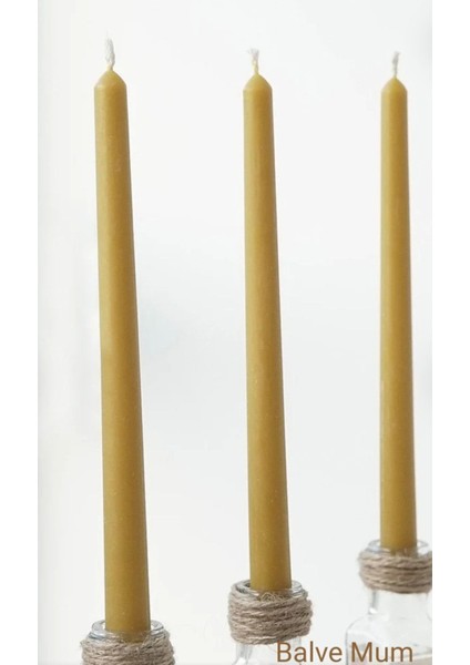 Şamdan Balmumu 6 Adet 26CM×2.3CM modelleri