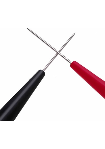 2 Adet Iğne Tip Multimetre Test Prob Ucu 30V 1A Banana Uyumlu Izoleli Paslanmaz Çelik Ölçüm Pini fırsatları