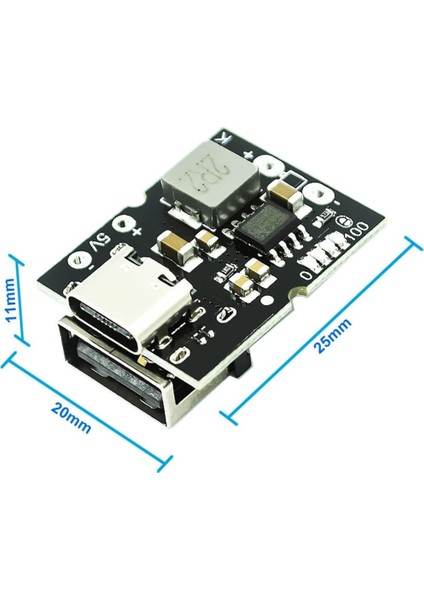 5V 2A USB Çıkış Powerbank Devresi Type C USB Giriş Lityum Lion 18650 Pil Şarj Koruma Mobil