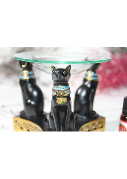 Polyester Mısır Kedi Buhurdanlık 1 Adet Yağı Hediyeli fiyatları