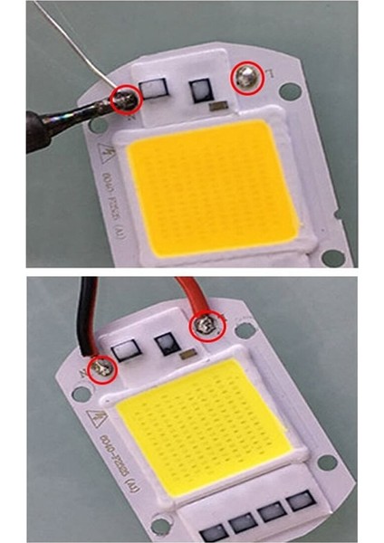 Ac 220V 50W Power LED Gün Işığı Sarı Renk Projektör Lamba Aydınlatma Ampül Warm White 2800-3200K modelleri