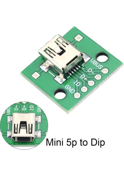 Mini USB To Dip Çevirici Pcb USB Haberleşme Deney Prototip 5V USB indirimleri