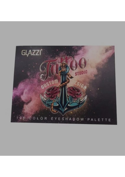 Glazzı Tattoo Studio 108 Renkli Far Paleti