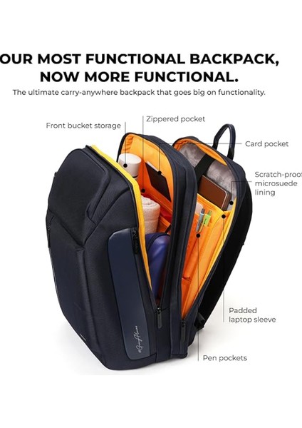 The Transit Sırt Çantası Pro 24L Premium Naylon 15.6" Çok Amaçlı Dizüstü Bilgisayar Sırt Çantası