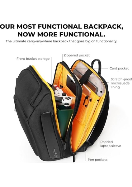 The Transit Sırt Çantası Pro 24L Premium Naylon 15.6" Çok Amaçlı Dizüstü Bilgisayar Sırt Çantası