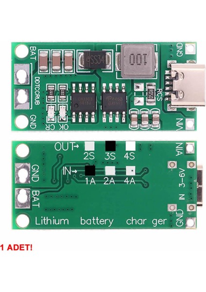 3s 12.6V 1A Lityum Pil Şarj Modülü Type C 18650 Li-Ion Batarya Step-Up Boost Pda Mp3 Mp4 fiyatları