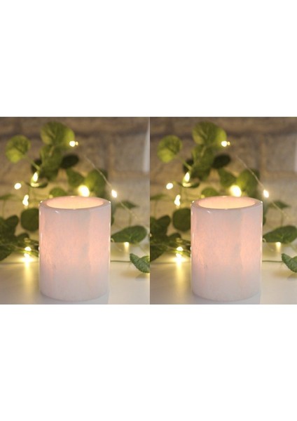 2li Mumluk Doğal Mermer Mumluk Şamdanlık Dekoratif Mumluk Beyaz fiyatları