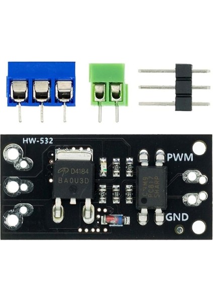 AOD4184 Mosfet Sürücü Modül Optokuplör Izolasyon 40V 50A 50W Pwm Hız Kontrol Motor Selenoid Valf fırsatları