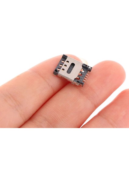 Nano Sim Kart Soket Micro 6 Pin Açılabilir Kilitli Kapak Gsm Akıllı Saat Apple Iphone Cep Telefonu