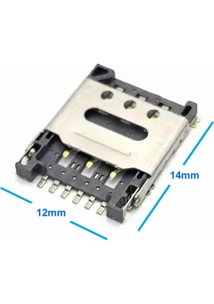 Nano Sim Kart Soket Micro 6 Pin Açılabilir Kilitli Kapak Gsm Akıllı Saat Apple Iphone Cep Telefonu fiyatları