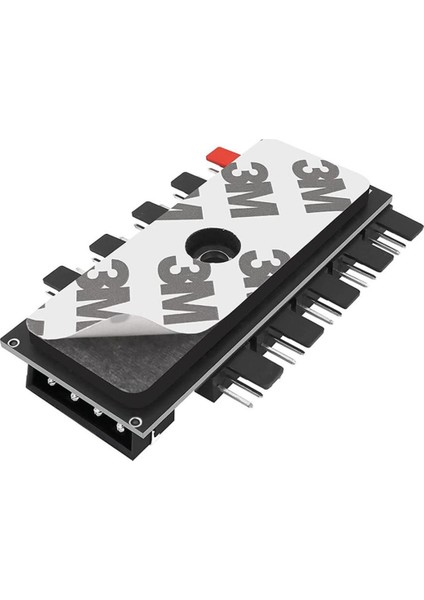 10 Port Fan Çoğaltıcı Hub Kartı Ide Güç Giriş Soketi 12V 3 4 ... indirimleri