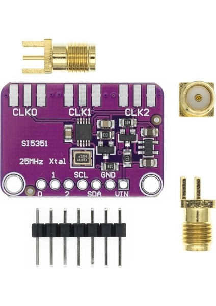 SI5351 8khz / 200MHZ Sinyal Üreteç Modül 3 Kanal Frekans Saat Kare Dalga modelleri