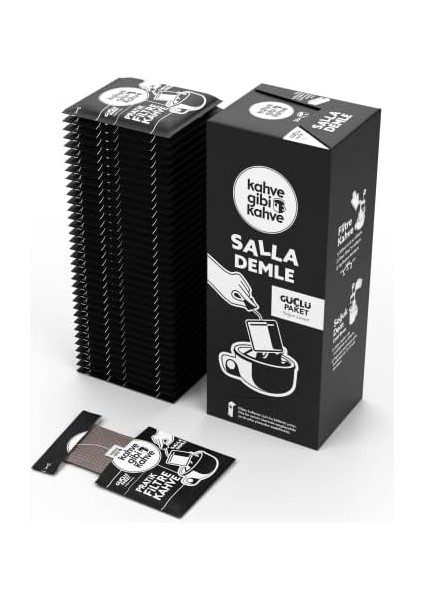 Taptaze Pratik Filtre Kahve Sallama - 36'lı Güçlü Paket