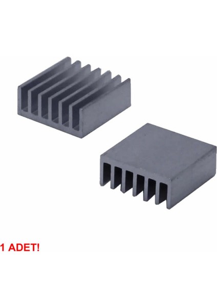 14X14X6MM Aluminyum Soğutucu Siyah M3 Yapıştırma Etiketli Raspberry Xbox Chipset Ekran Kartı Ram modelleri