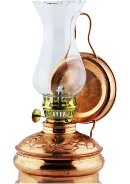 Gaz Lambası Bakır Işlemeli Küçük Boy Kırmızı modelleri