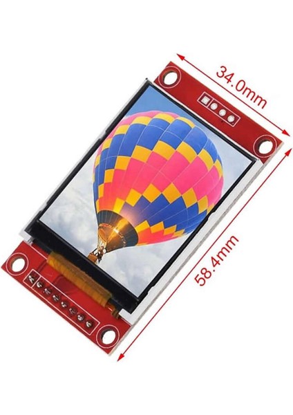 1.8 Inch LCD Tft Modül Qvga 128X160 Pixel 1.8” 8 Pin Spı Seri Ekran Sd Kart Soketi ST7735 Arduino