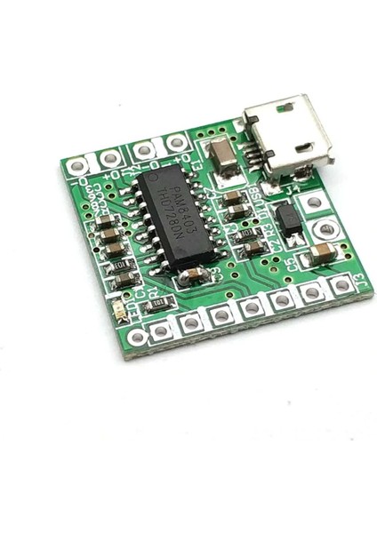 PAM8403 Mini Ses Yükseltici Class D 2X3W Amfi Kartı Micro USB Beslemeli Stereo