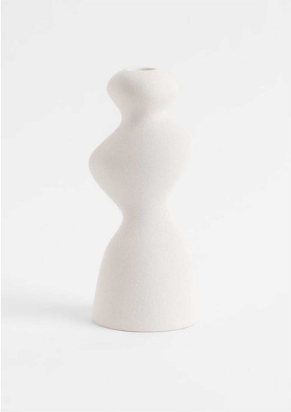 Dekoratif Beton Şamdan Asimetrik Kısa Uzun ‘li Şamdan Mumluk Ev Dekorasyon Ofis 2 Li indirimleri