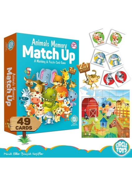 Toys Animals Memory Match Up