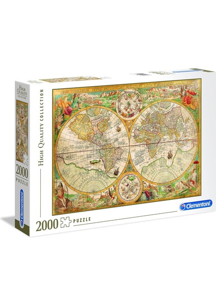 - 2000 Parça Hq Collection Yetişkin Puzzle - Ancient Map