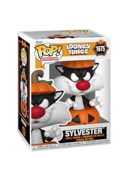 Animation: Looney Tunes - Sylvester W/pumpkin Figür