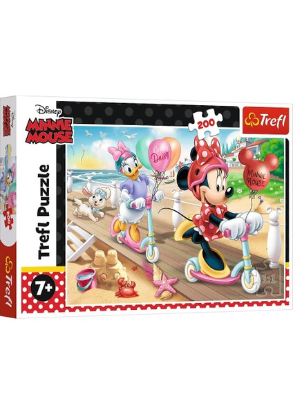 Puzzle Minnie On The Beach 200 Parça Yapboz