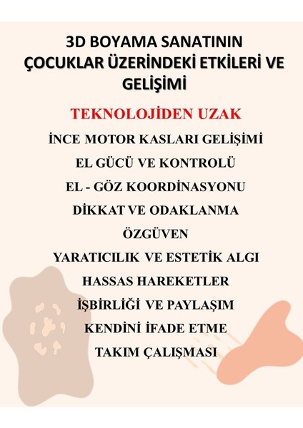 HELLO KİTTY 3D FİGÜR BOYAMA SETİ