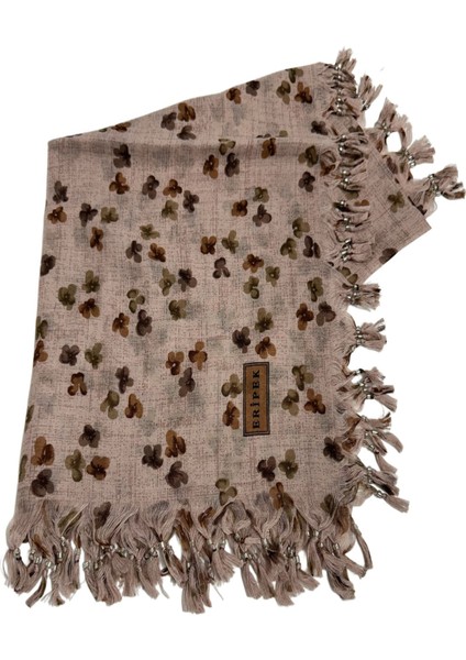 Sökme Boncuklu Pamuk Yazma - 95 x 95 - 04930