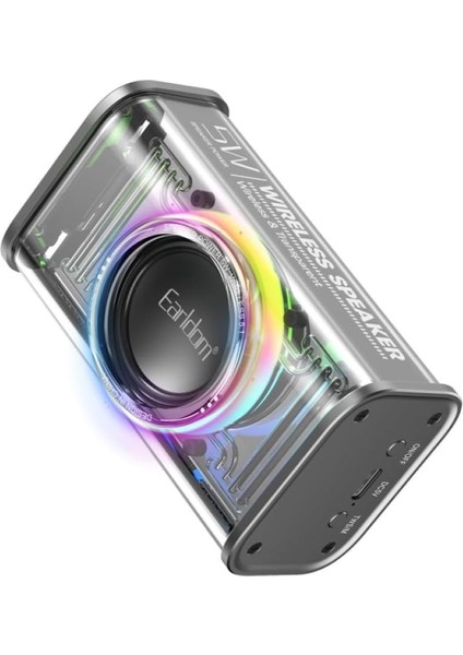 Rgb LED Işıklı Bluetooth 5.1 Kablosuz Hoparlör