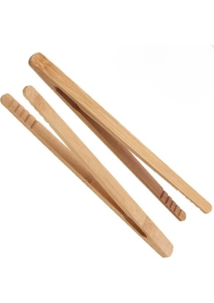 Adet Bambu Cımbız Maşa Ahşap Mangal Izgara