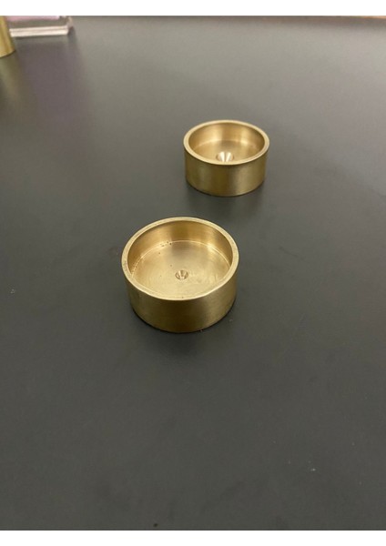 El Yapımı Pirinç Tealight Mumluk