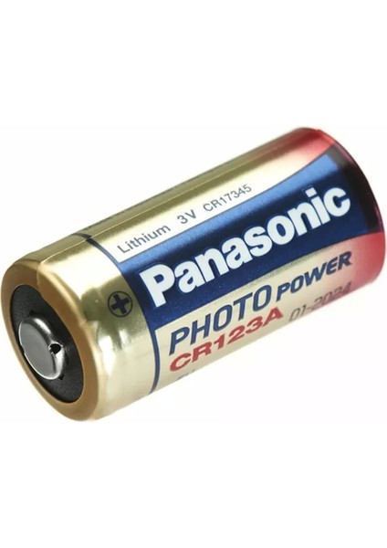 Panasonic CR123AL/1B 3 Volt Lityum CR123 Tekli Fotoğraf Makinesi Pili